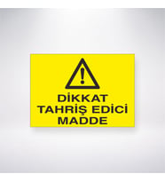 Dikkat Tahriş Edici Madde