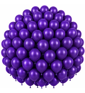 Mor Renk Lateks Pastel Balon (30 cm) - 100 Adet