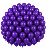 Mor Renk Lateks Pastel Balon (30 cm) - 100 Adet
