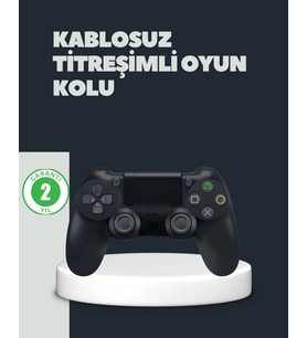 Kablosuz Titreşimli Oyun Kolu – Ps4 Uyumlu Ergonomik Tasarım Ve Uzun Pil Ömrü