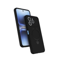 Lexroo Tecno Spark 40 Kılıf M-safe Şarj Özellikli Standlı Samara Kılıf - Siyah