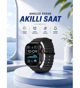 Northcity Akıllı Saat Bluetooth Nabız Ölçer GPS Sesli Görüşme - 1.54" Ekran ve Tüm Özellikler