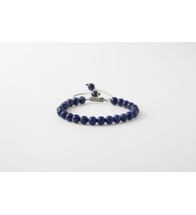 Lapis Lazuli 6mm Merdiven Kapama Doğal Taş Bileklik