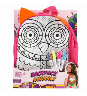 Nessiworld Boyanabilir Desenli Baykuş Sırt Çantası