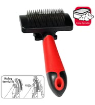 Karlıe Fırça U:18,5Cm G:10,5Cm Kırmızı-Siyah