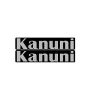 KANUNİ ETİKET GRİ 15x3cm 2'Lİ