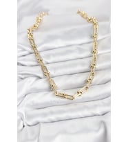 Pirinç Gold Renk Tifani Model Kadın Kolye 5886 - HUOBPS9837-1265