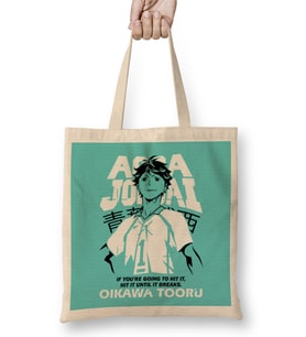 Haikyuu Oikawa Tooru Bez Çanta Uzun Saplı