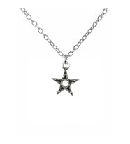 Pentagram ve Kuru Kafa Figürlü Antik Kolye – 60 cm Zincirli, Gotik & Unisex Takı (Gümüş)