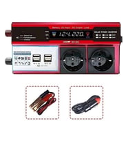 12v 2000w Modifiye Sinüs İnverter Araç Ve Güneş Enerjisi Uyumlu, Çift Usb, Çift Priz Ve Çakmaklık Ep