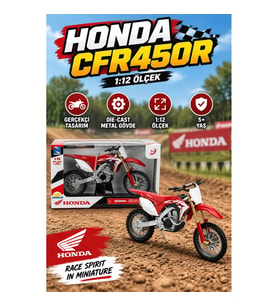 57443 SUN-Honda CFR450R Kırmızı 1:12