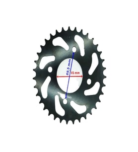RACING SYM 250 WOLF ARKA DİŞLİ 520-35T İÇ 65X4 DELİKLİ IND ÖM
