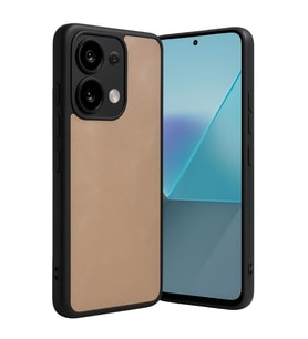 Xiaomi Redmi Note 13 4g Kılıf Aras Deri Kapak - Pudra