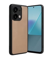 Xiaomi Redmi Note 13 4g Kılıf Aras Deri Kapak - Pudra
