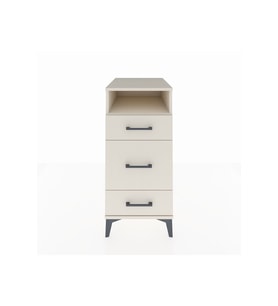 Kronos Komodin Tek Raflı 3 Çekmeceli 44x59x96 Aytaşı-Aytaşı