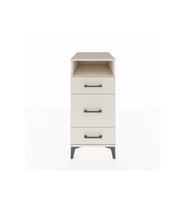 Kronos Komodin Tek Raflı 3 Çekmeceli 44x59x96 Aytaşı-Aytaşı