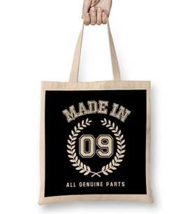 2009 Made In 09 All Genuine Parts Bez Çanta Uzun Saplı