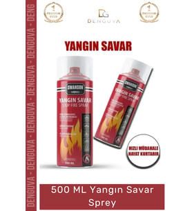 #YangınTüpü 500ml Stop Fire Araç Ev Ofis Tipi Taşınabilir Güvenli Söndürücü Yangın Savar Tüpü Sprey