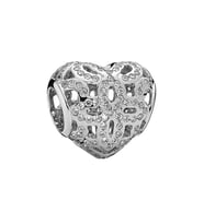 Nur Silver Kalp Gümüş Charm NUR-BL01071