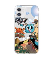 Iphone 11 Uyumlu Gumball Tasarımlı Şeffaf Telefon Kılıfı