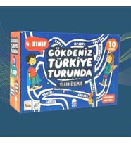 4.SINIF GÖKDENİZ TÜRKİYE TURUNDA 10 KİTAP SET - MAVİ KİRPİ 