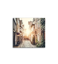 DBSanatevi Çiçekli Sokak Tablo 50 X 50 Cm