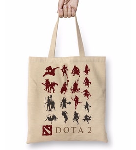 Dota 2 Bez Çanta Uzun Saplı