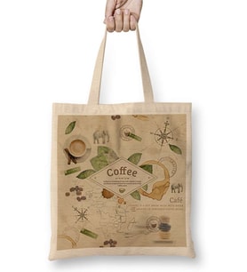 Coffe Premium Bez Çanta Uzun Saplı