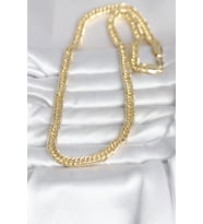 CM 14K Gold Renk Kalın Zincir Model 60 cm Kadın Kolye (Karışık)
