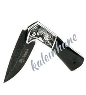 İsme Özel Kamp Outdoor BABA ÇAKI Ahşap Gövde (Çok Renkli)