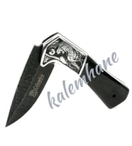 İsme Özel Kamp Outdoor BABA ÇAKI Ahşap Gövde (Çok Renkli)