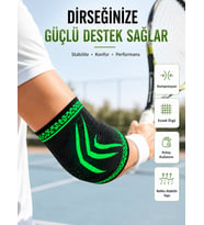Kompresyonlu Dirseklik Spor Dirsek Destekliği Fitness Tenis Basketbol Voleybol İçin