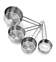 Tahtakale Toptancı Metal Paslanmaz Ölçü Kaşıkları Ölçek Seti 4 Lü