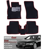 AUDİ A8 (2009-2017) Uyumlu EVA Paspas Tam Set–Araca Özel,Su Geçirmez,Hızlı ve Kolay Montaj