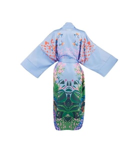 Mayovera  Tasarım VERA BOHEME  Blue Dream Kimono Plaj Elbisesi (Siyah)