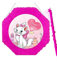 Pinyata Pembe Kedi Pinyata 42 cm + Sopası