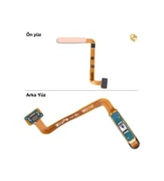 Samsung Galaxy A23 Parmak İzi Filmi ile Uyumlu Altın Parmak izi film kablosu parmak izi sensörü filmi home tuşu film kablosu touch id film kablosu parmak izi soketi