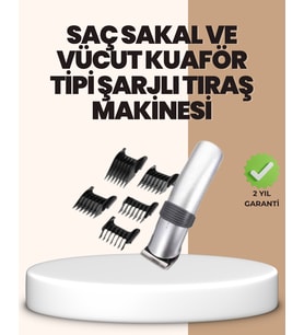 Tıraş Makinesi Temizlik Yağlama Setiyle Birlikte