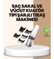 Tıraş Makinesi Temizlik Yağlama Setiyle Birlikte