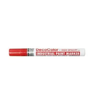 Marvy Markör İndustrıal Paint Suya Ve Isıya Dayanıklı Fiber Uç 4.5 MM Kırmızı (1 Adet)