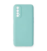 Realme 7 Kılıf Nano İçi Kadife Silikon - Turkuaz