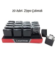 Toptan Benzinli Metal Çakmak  20 Adet