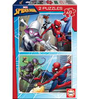 Educa 18099 Spider-man Erkek Çocuk Puzzle (2x48 Parça)