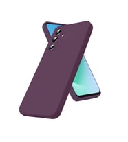 Samsung Galaxy S25 FE Kılıf Biye Yumuşak Silikon Case (Mürdüm)