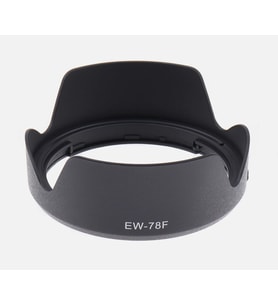 Ayex EW-78F Parasoley – Canon RF 24-240mm f/4-6.3 IS USM ile Uyumlu Lens Hood (Siyah)
