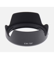 Ayex EW-78F Parasoley – Canon RF 24-240mm f/4-6.3 IS USM ile Uyumlu Lens Hood (Siyah)