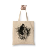 Jane Eyre Charlotte Bronte Jan Eyre And Mr Rochester Bez Çanta Uzun Saplı (Beyaz)