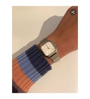 Kare Retro Çelik Kadın Kol Saati