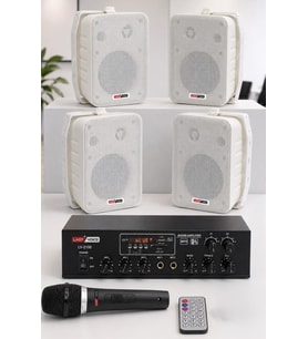 Lastvoice Soft Paket-3 Hoparlör Anfi Mikrofon Mağaza Ses Sistemi