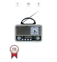 Torima Ns-03 Gold Nostajik Radyo Bluetooth Hoparlör (Altın)